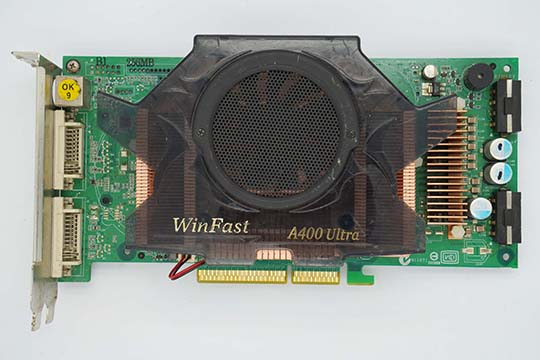 丽台Winfast A400 Ultra 256MB显示卡（nVIDIA GeForce 6800 Ultra芯片）